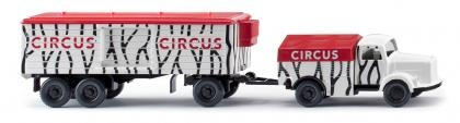 Wiking 049204 - H0 - Mercedes-Benz Schwerlastzug L 3500 Circus